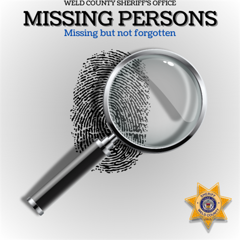 Weld County Sheriff's Office Missing Persons Logo